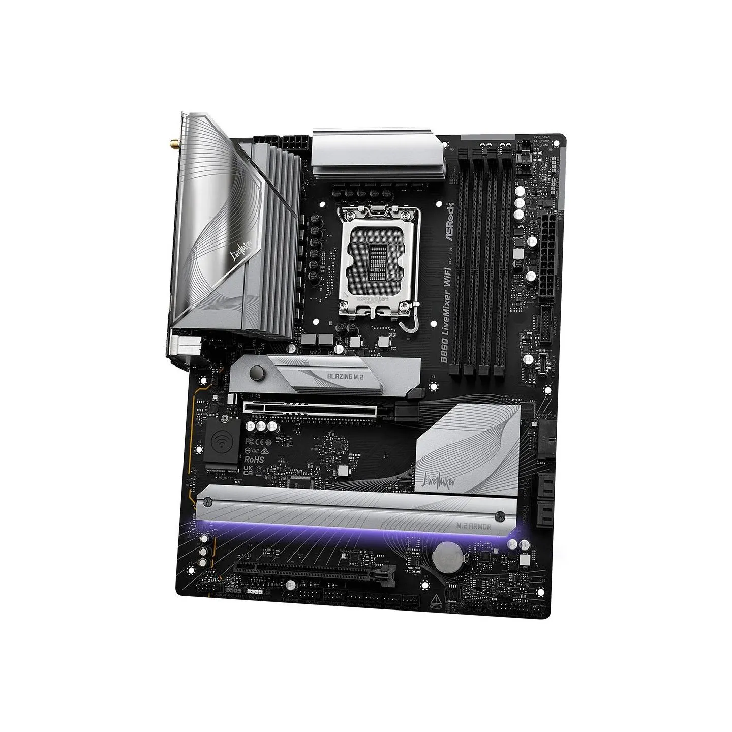 Asrock Motherboard B860 LIVEMIXER WIFI s18 51 4DDR5 ATX