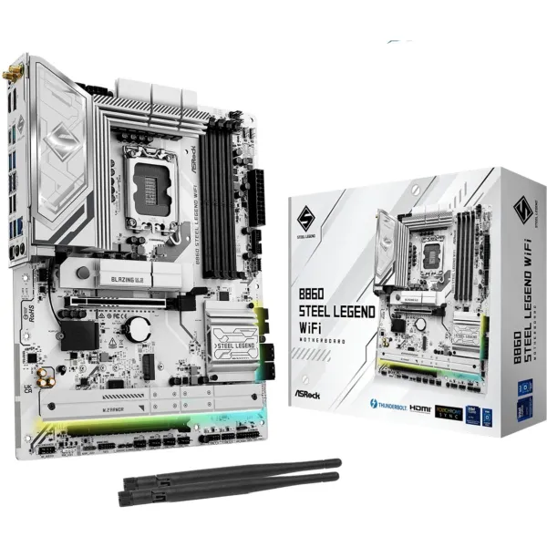 Asrock Mainboard|ASROCK|Intel B860 Express|LGA1851|ATX|Memory DDR5|Memory slots 4|1xPCI-Express 4.0 16x|1xPCI-Express 5.0 16x|1x