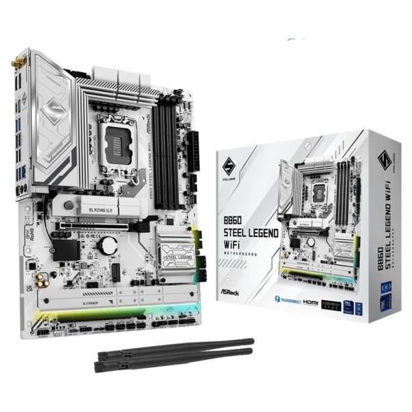 Asrock Motherboard B860 Steel Legend WiFi s1851 4DDR5 TB ATX