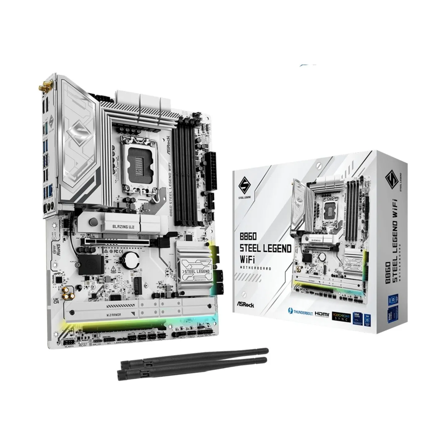 Asrock Mainboard|ASROCK|Intel B860 Express|LGA1851|ATX|Memory DDR5|Memory slots 4|1xPCI-Express 4.0 16x|1xPCI-Express 5.0 16x|1x