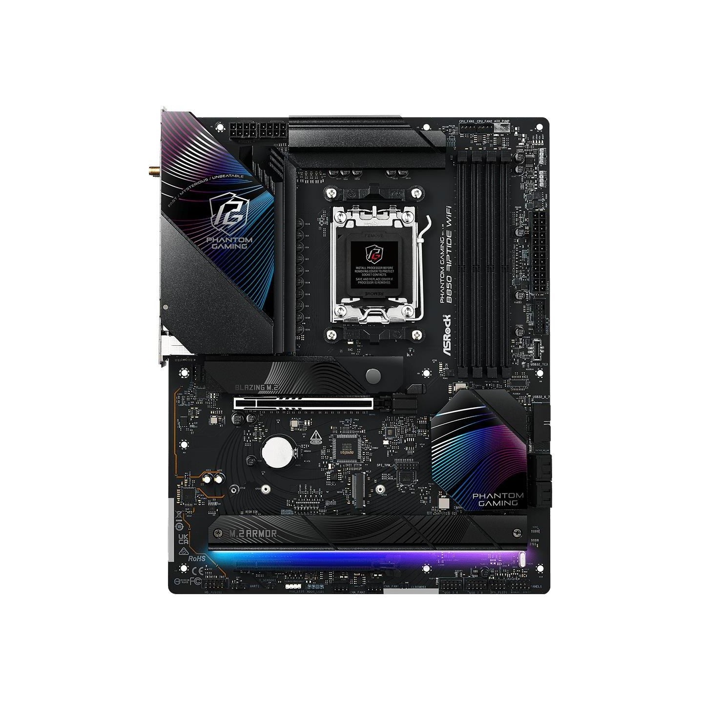 Asrock Mainboard|ASROCK|AMD B850|SAM5|ATX|Memory DDR5|Memory slots 4|1xPCI-Express 4.0 16x|1xPCI-Express 5.0 16x|1xM.2|1xHDMI|1x