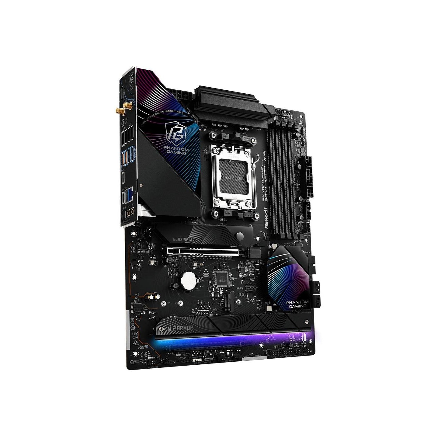 Asrock Mainboard|ASROCK|AMD B850|SAM5|ATX|Memory DDR5|Memory slots 4|1xPCI-Express 4.0 16x|1xPCI-Express 5.0 16x|1xM.2|1xHDMI|1x