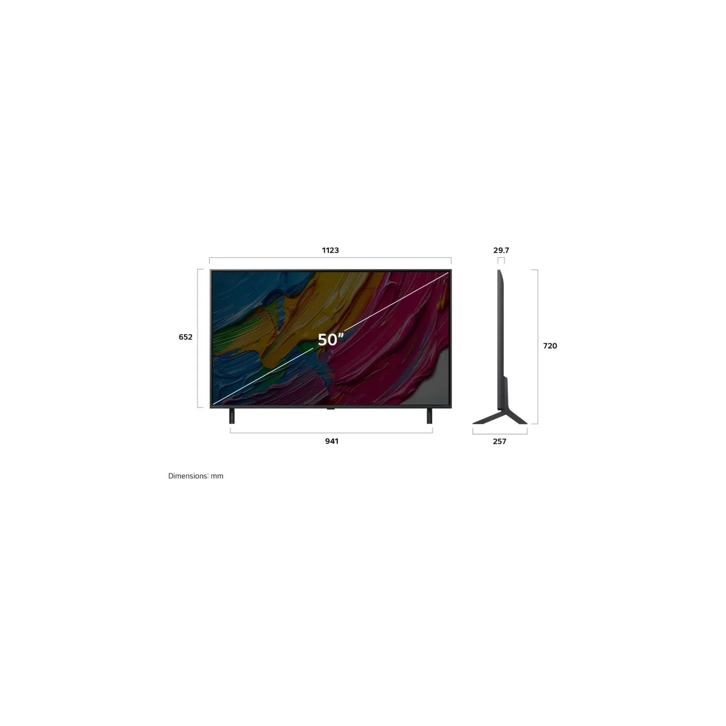 LG 50QNED80A3A 50inch 4K QNED TV