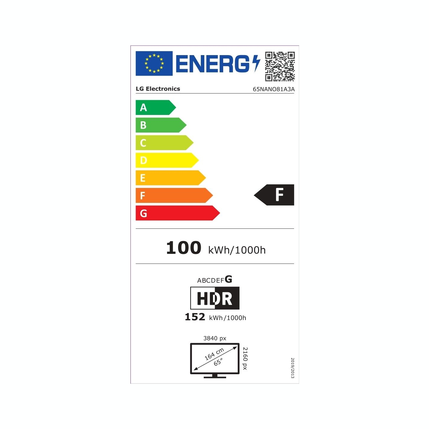 LG 65NANO81A3A 65inch 4K NanoCell TV