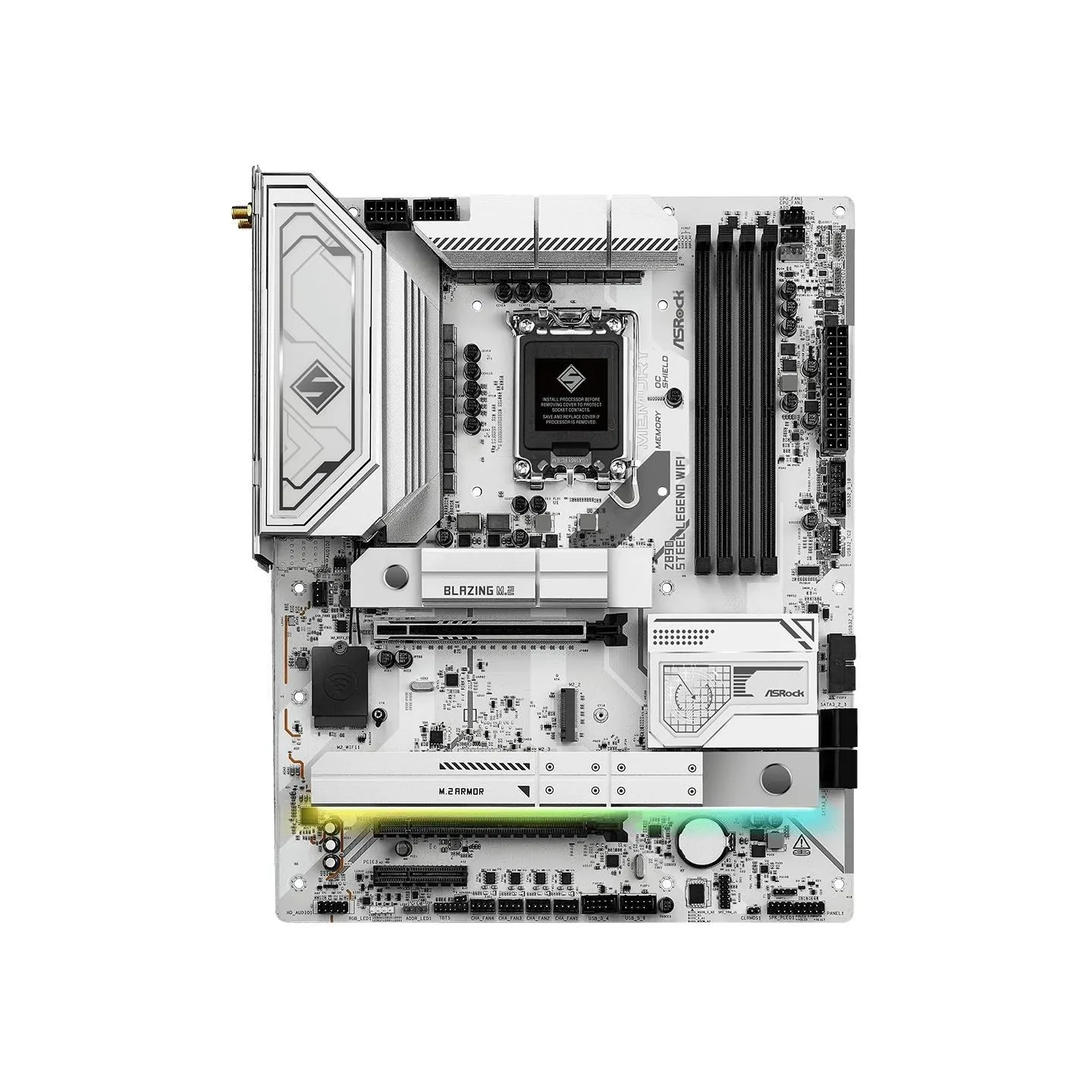Asrock Mainboard|ASROCK|Intel Z890|LGA1851|ATX|Memory DDR5|Memory slots 4|Z890STEELLEGENDWIFI