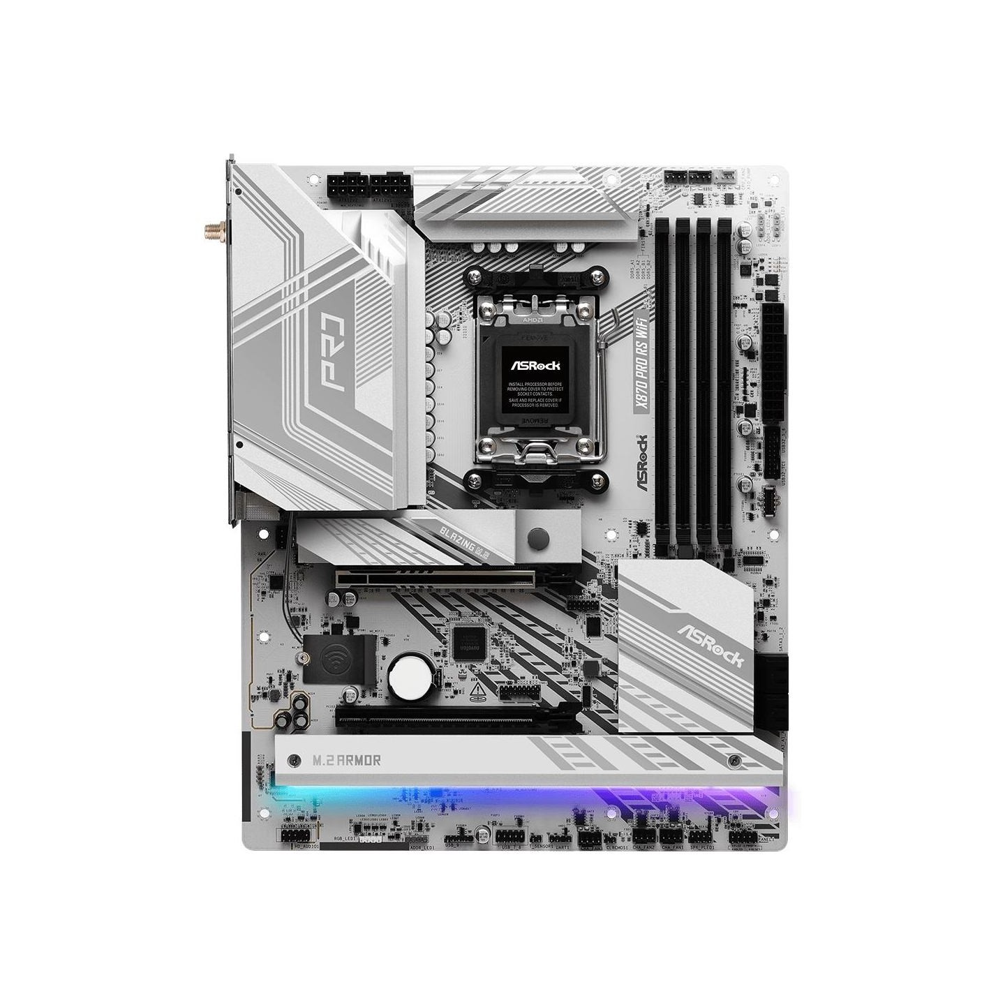 Asrock Motherboard X870 PRO RS WIFI AM5 4DDR5 M.2 ATX