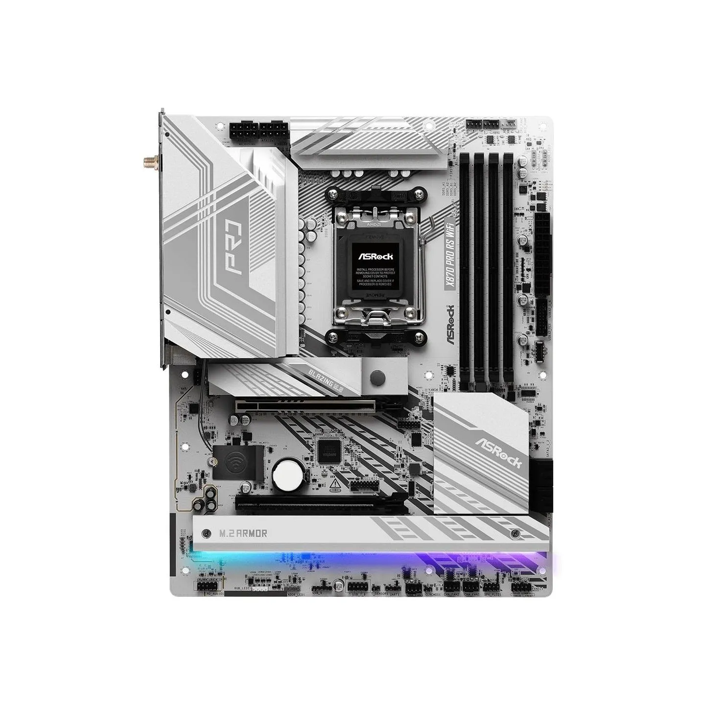 Asrock Motherboard X870 PRO RS WIFI AM5 4DDR5 M.2 ATX