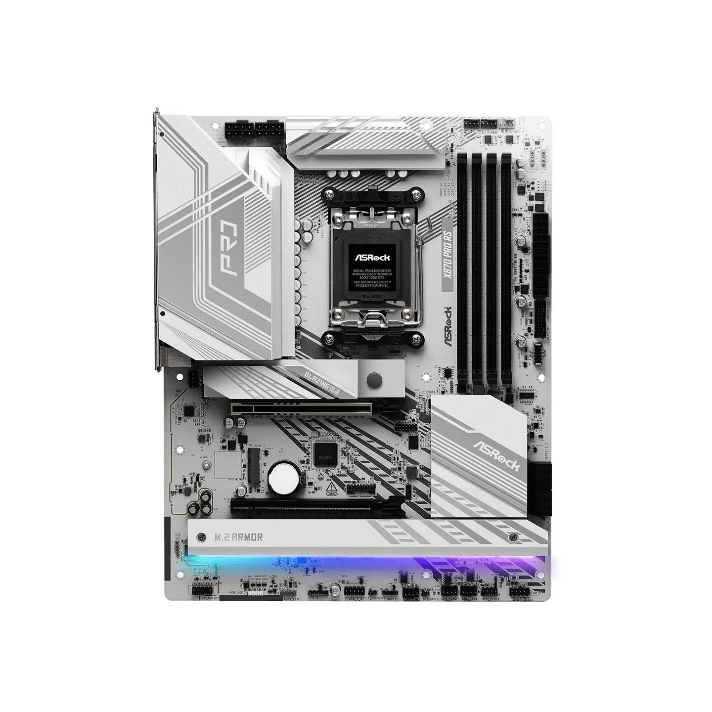 Asrock Mainboard|ASROCK|AMD X870|SAM5|ATX|Memory DDR5|Memory slots 4|1xPCI-Express 4.0 16x|1xPCI-Express 5.0 16x|4xM.2|1xHDMI|6x