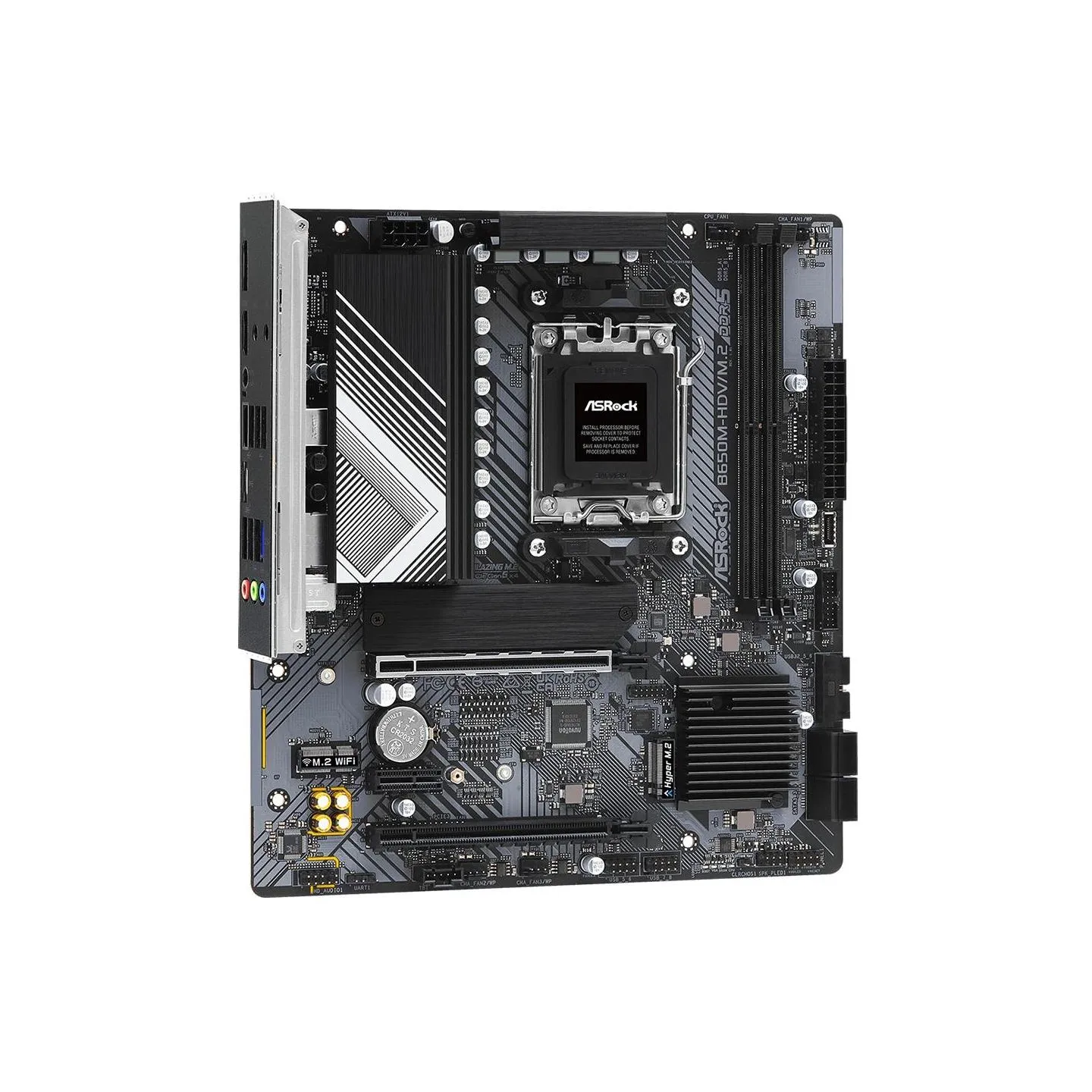 Asrock Mainboard|ASROCK|AMD B650|SAM5|Micro-ATX|Memory DDR5|Memory slots 2|1xPCI-Express 4.0 1x|2xPCI-Express 4.0 16x|1xM.2|1xHD