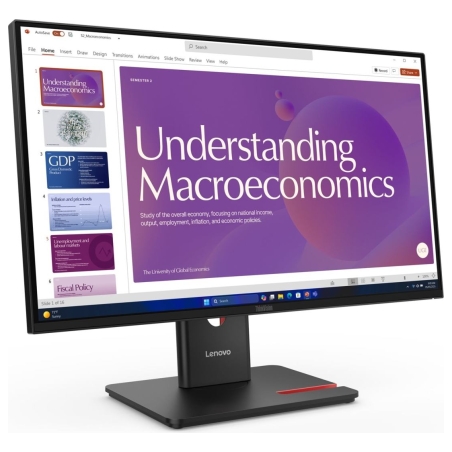 Lenovo 23.8" T24D-40 FHD IPS 16:9 120HZ DP/HDMI/USB-C(96W)/RJ45