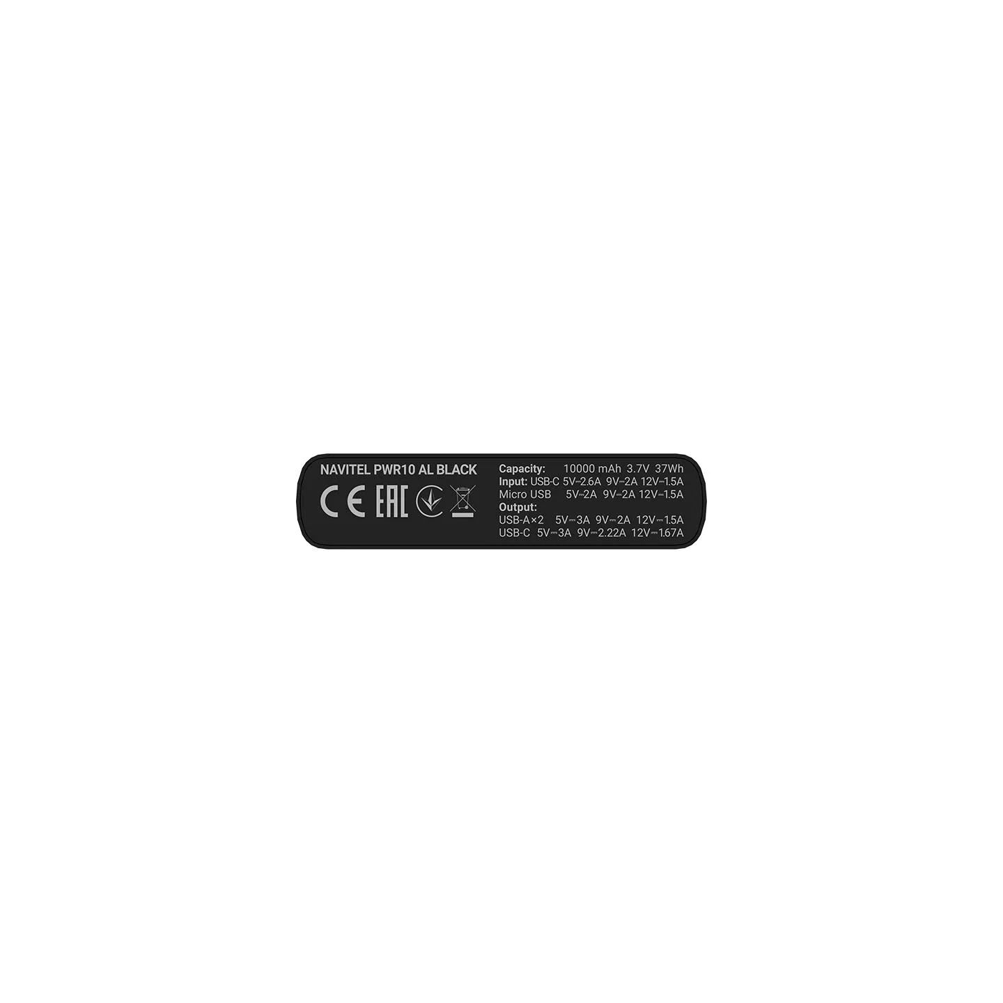 Navitel PWR10 AL Black