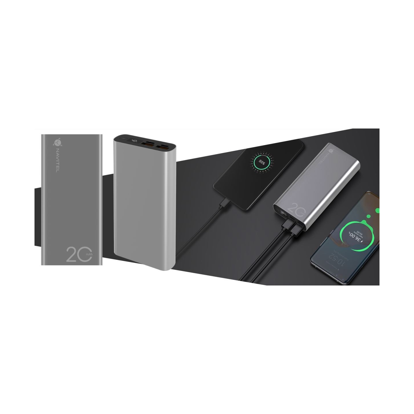 Navitel PWR20 AL Silver
