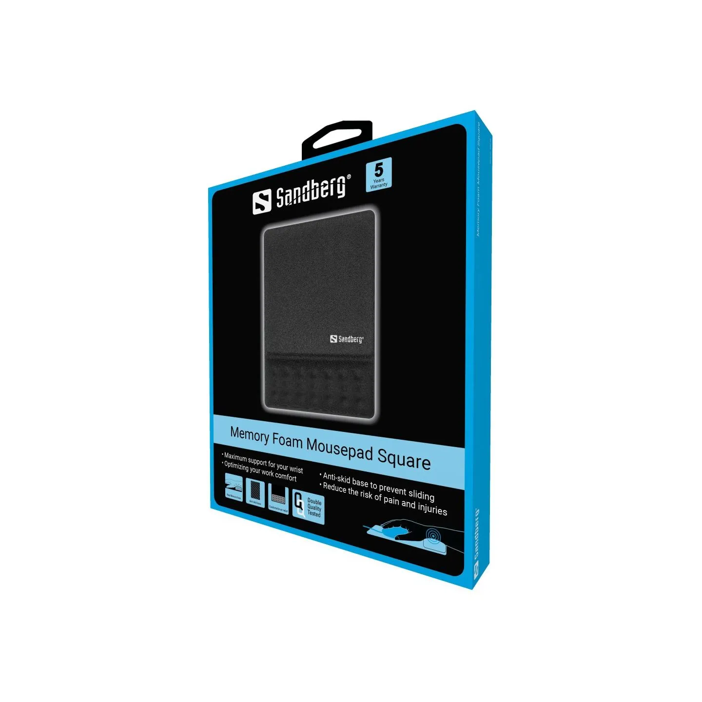 Sandberg 520-38 Memory Foam Mousepad Square