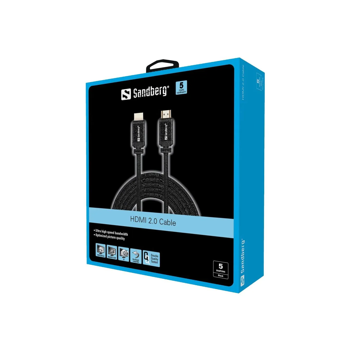 Sandberg 509-00 HDMI 2.0 19M-19M, 5m