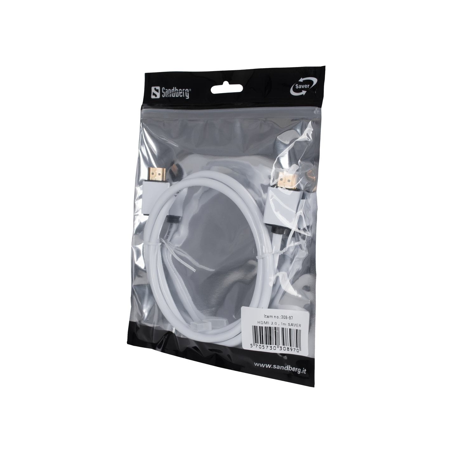 Sandberg 308-97 HDMI 2.0, 1m SAVER