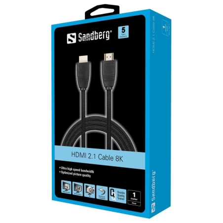 Sandberg 509-13 HDMI 2.1 Cable 8K, 1m