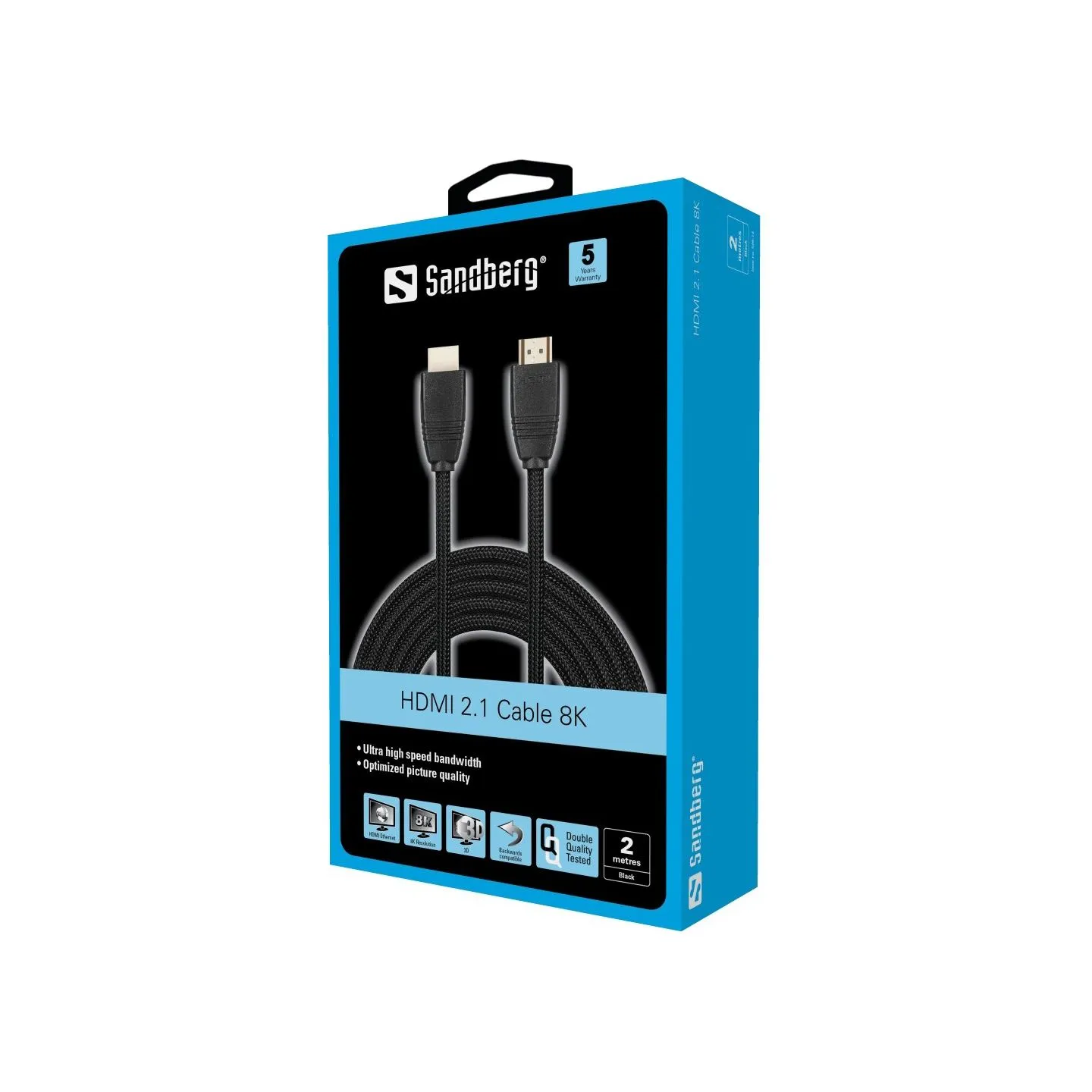 Sandberg 509-14 HDMI 2.1 8K Cable, 2M