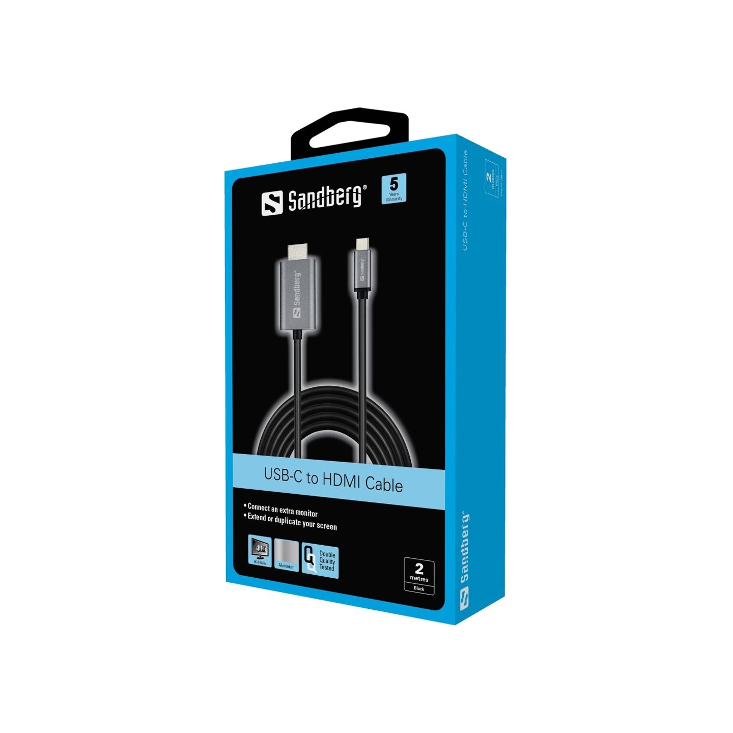 Sandberg 136-21 USB-C to HDMI Cable 2M