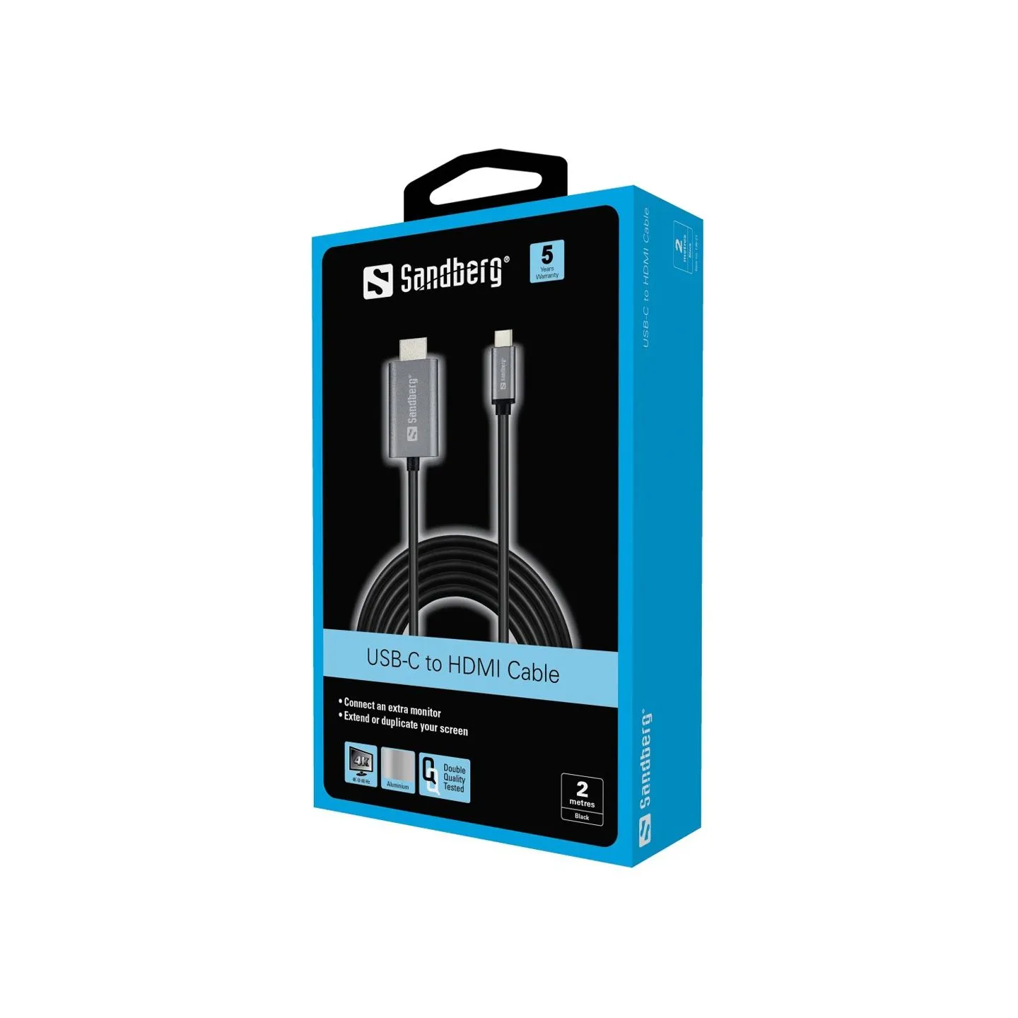 Sandberg 136-21 USB-C to HDMI Cable 2M