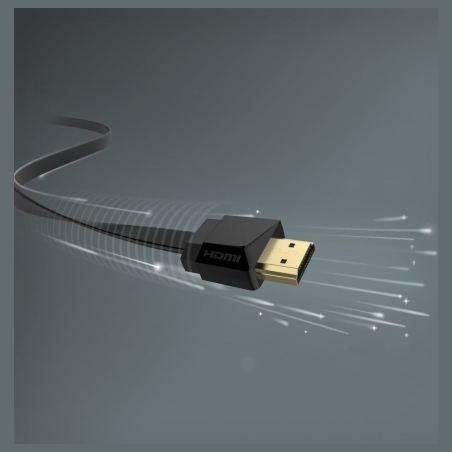 Hama 00205013 Flexi-Slim High-Speed HDMI Cable 4K Plug - Plug, Ethernet 1.5m