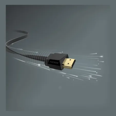 Hama 00205013 Flexi-Slim High-Speed HDMI Cable 4K Plug - Plug, Ethernet 1.5m