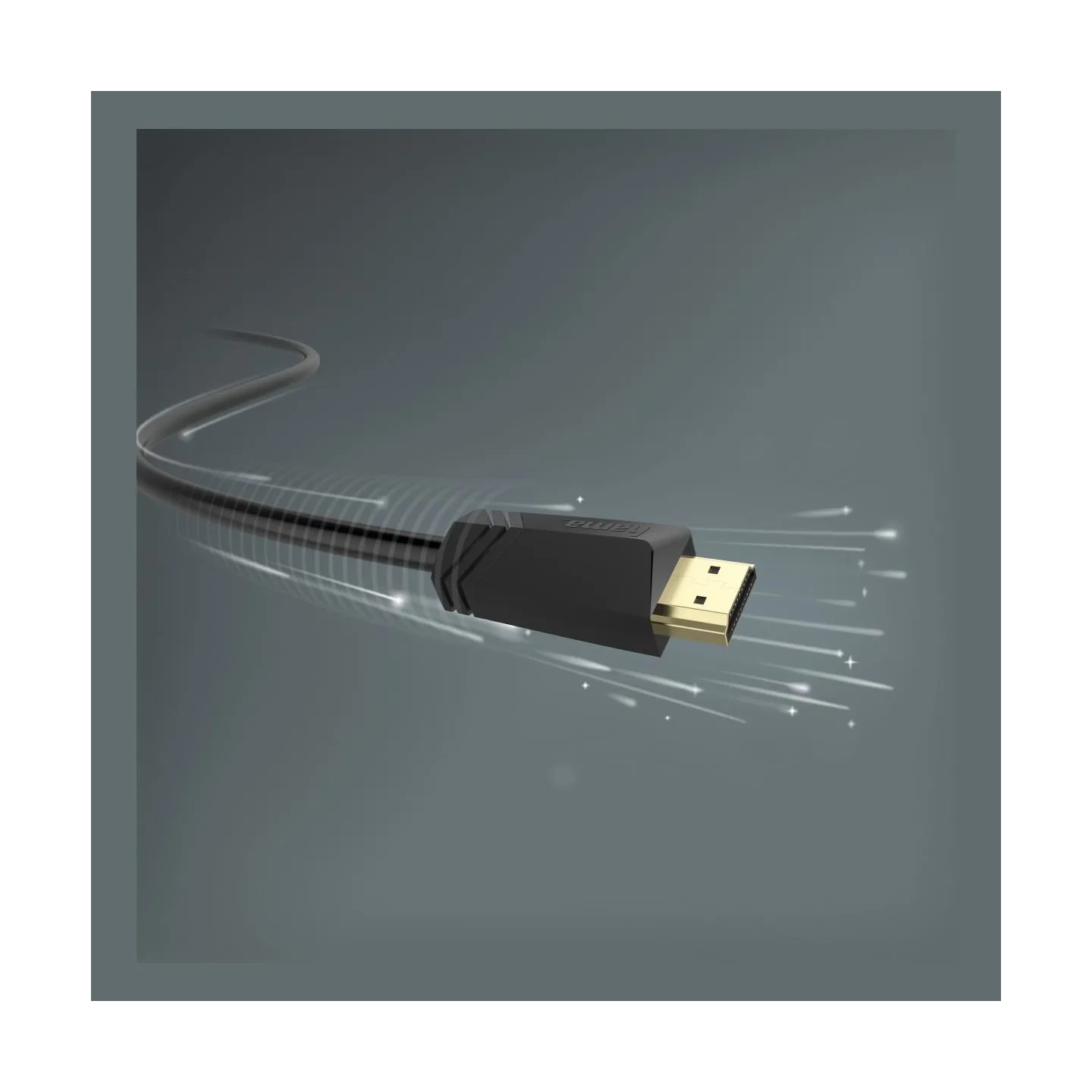 Hama 00205008 High-speed HDMI Cable, Plug - Plug 4K Ethernet, Gold-plated 7.5m