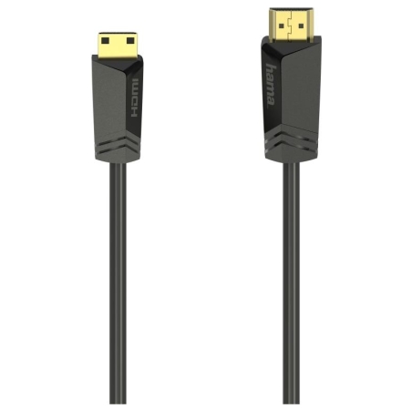 Hama 00205015 High Speed HDMI Cable, Plug Type-A - Plug Type-C (Mini), Ethernet 1.5m