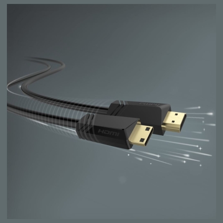 Hama 00205015 High Speed HDMI Cable, Plug Type-A - Plug Type-C (Mini), Ethernet 1.5m