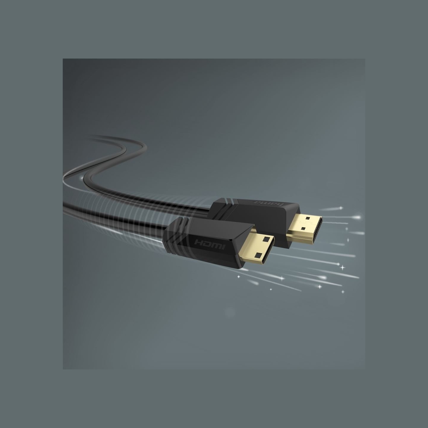 Hama 00205015 High Speed HDMI Cable, Plug Type-A - Plug Type-C (Mini), Ethernet 1.5m