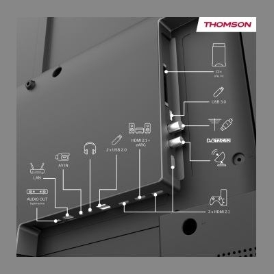 Thomson TV Set|THOMSON|65 "|4K Ultra HD|3840 x 2160 pixels|Flat|QLED|65QG5C14