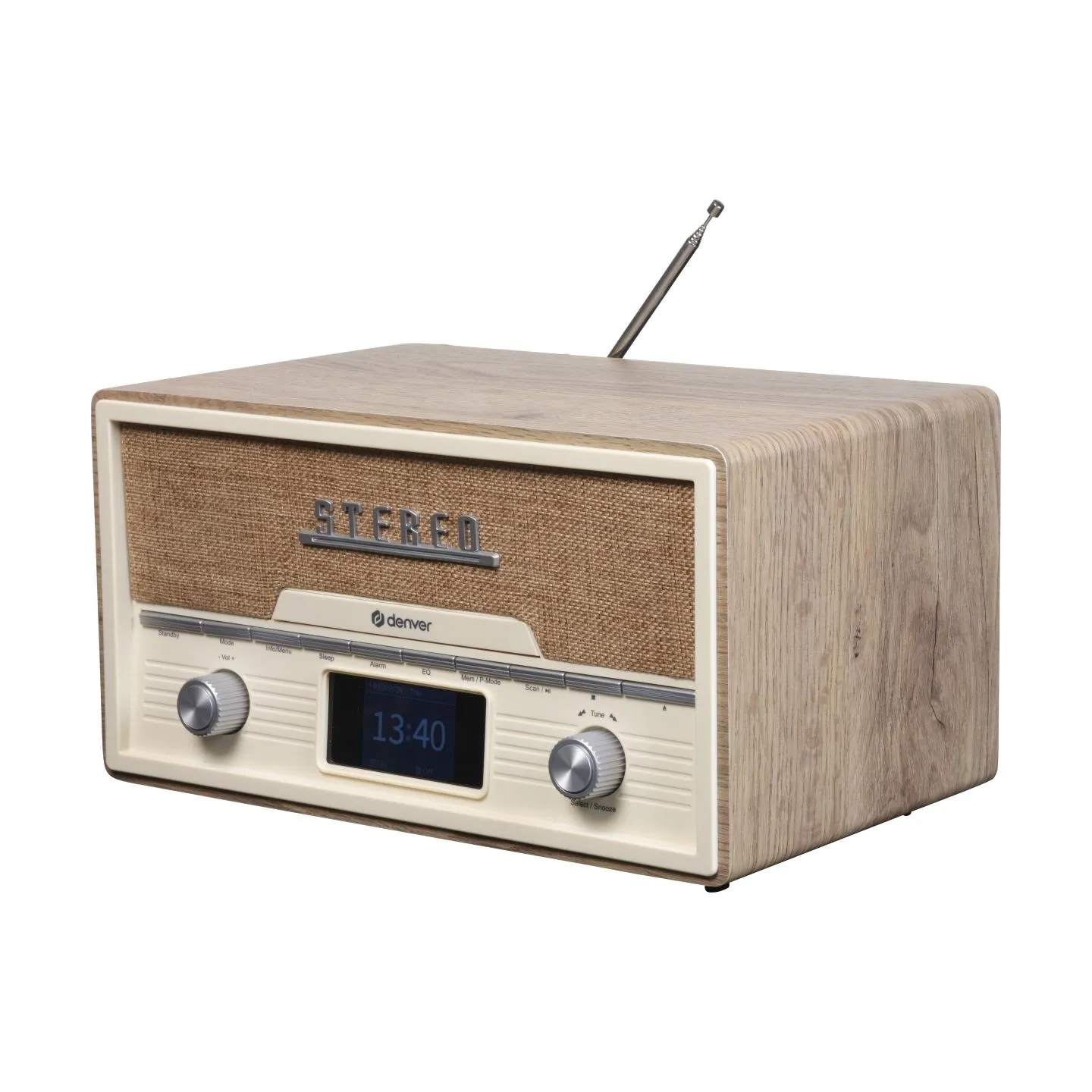 Denver MDA-525LW Light Wood