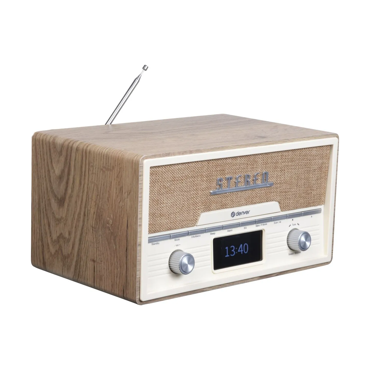 Denver MDA-525LW Light Wood