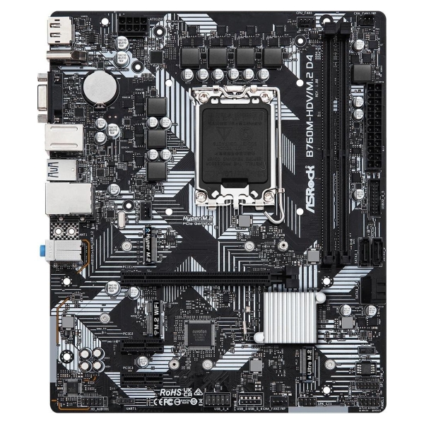 Asrock Motherboard B760M-HDV/M.2 D4 s1700 2DDR4 DP/HDMI mATX