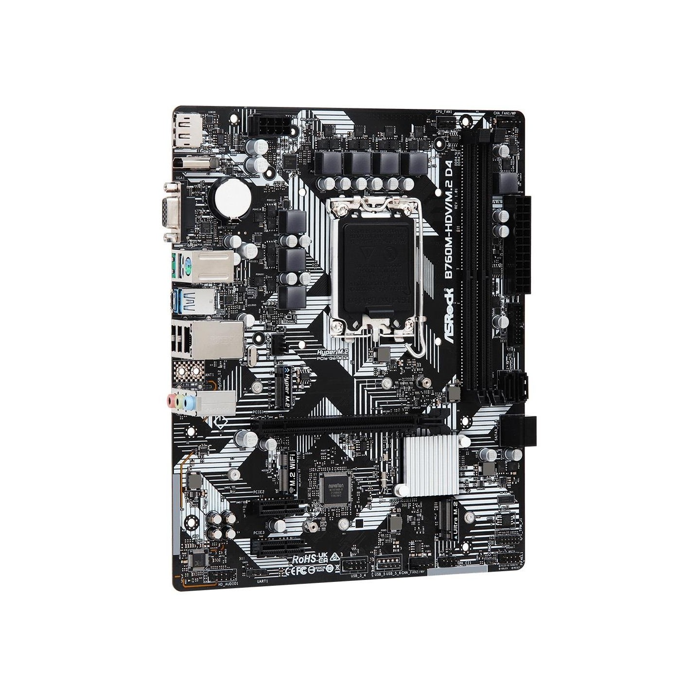 Asrock Motherboard B760M-HDV/M.2 D4 s1700 2DDR4 DP/HDMI mATX