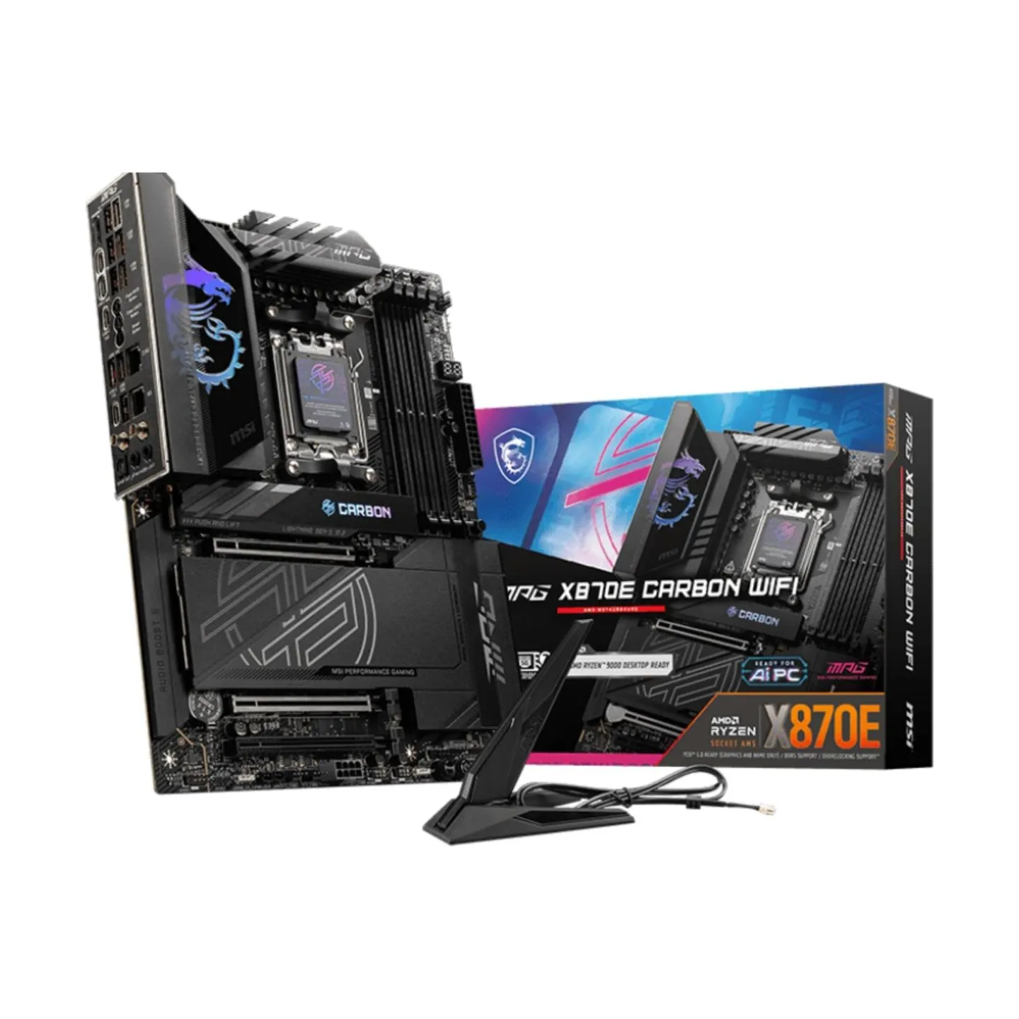MSI Processor family AMD | Processor socket AM5 | DDR5 UDIMM | Supported hard disk drive interfaces SATA, M.2 | Number of SATA c