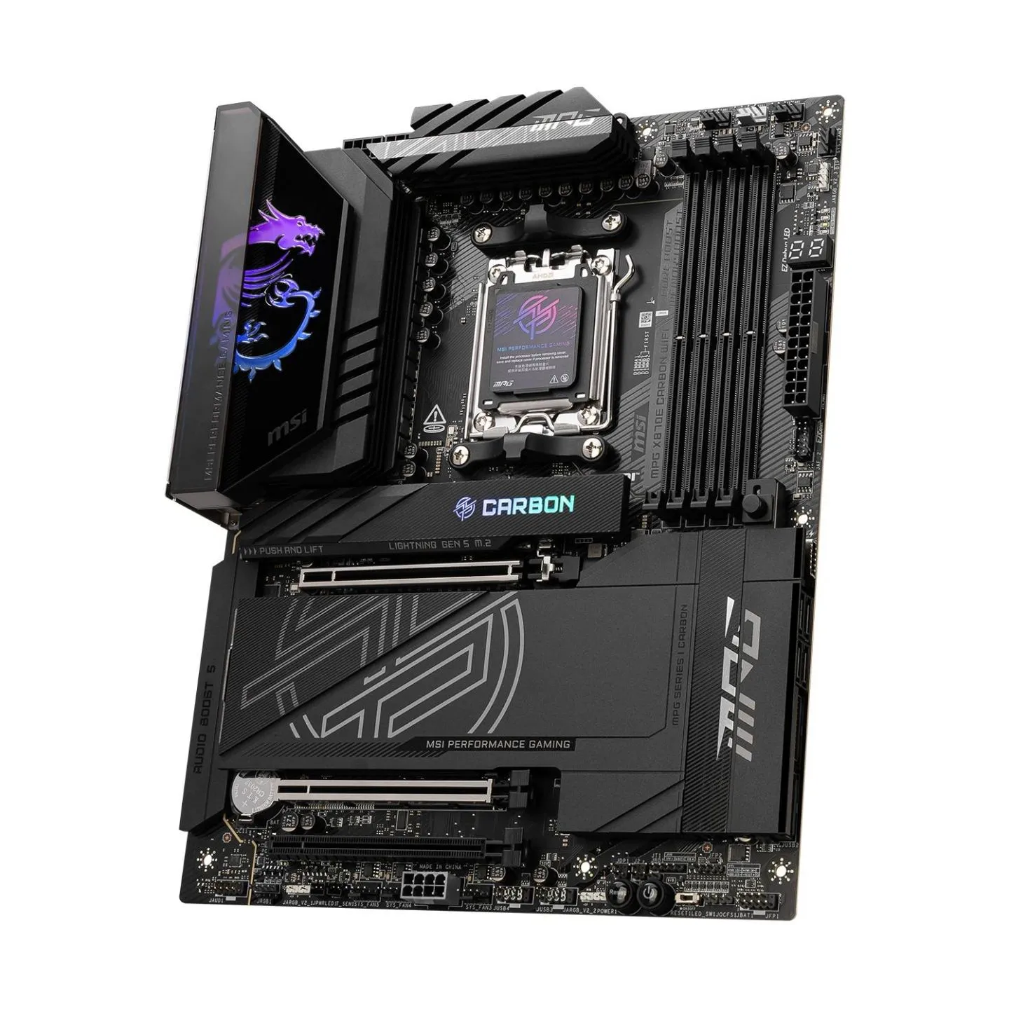 MSI Processor family AMD | Processor socket AM5 | DDR5 UDIMM | Supported hard disk drive interfaces SATA, M.2 | Number of SATA c