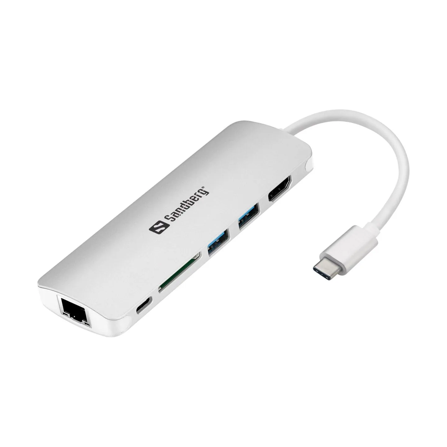 Sandberg USB-C Dock HDMI+LAN+SD+USB 61W