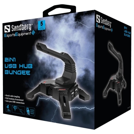 Sandberg 133-92 2in1 USB Hub Bungee