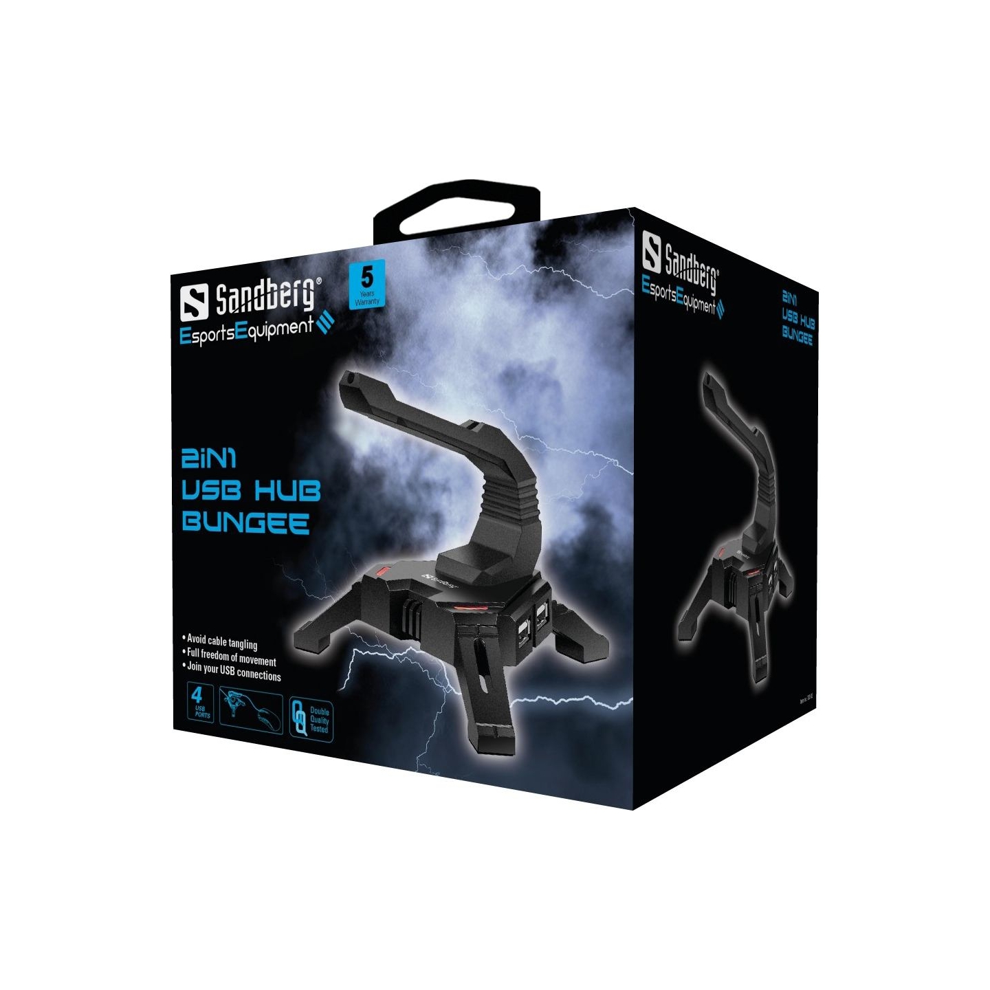 Sandberg 133-92 2in1 USB Hub Bungee