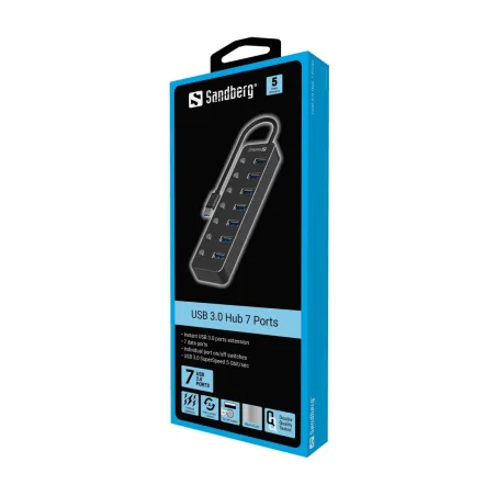 Sandberg 134-33 USB 3.0 Hub 7 Ports