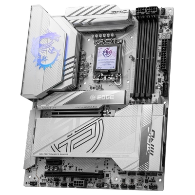 MSI MPG Z890 EDGE TI WIFI | Processor family Intel | Processor socket LGA1851 | Supported hard disk drive interfaces SATA, M.2 |