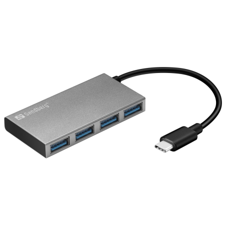 Sandberg 136-20 USB-C to 4 xUSB 3.0 Pocket Hub