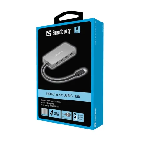 Sandberg 136-41 USB-C to 4 x USB-C Hub