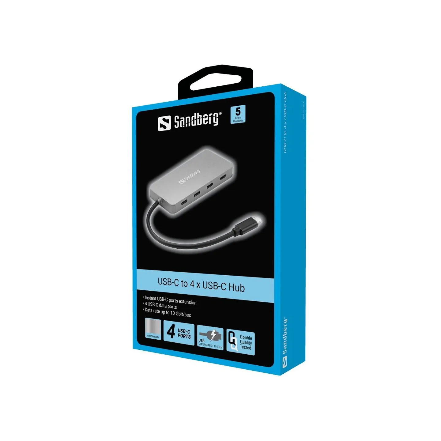 Sandberg 136-41 USB-C to 4 x USB-C Hub