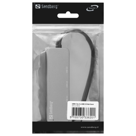Sandberg 336-20 USB-C to 4 x USB 3.0 Hub SAVER