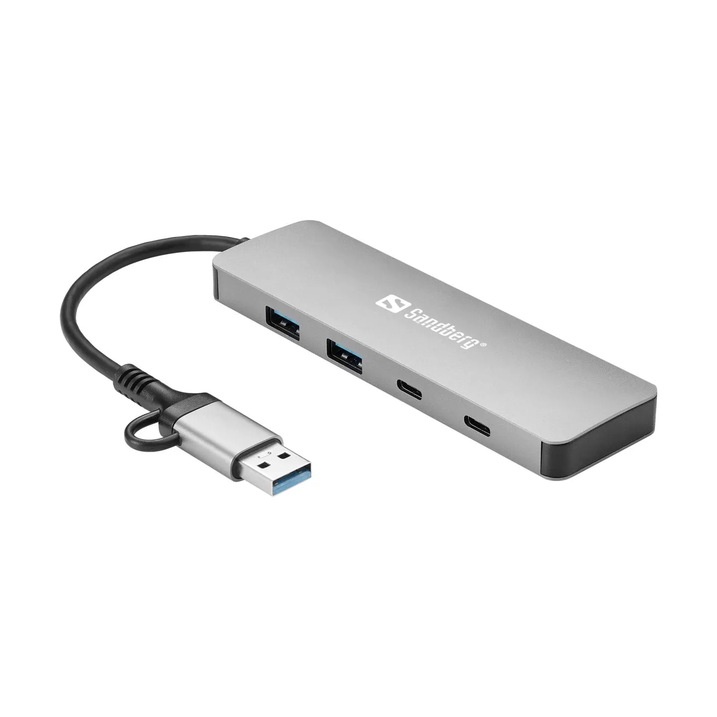 Sandberg 136-64 USB-C/A to 2xUSB-A+2xUSB-C Hub
