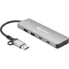 Sandberg 136-64 USB-C/A to 2xUSB-A+2xUSB-C Hub