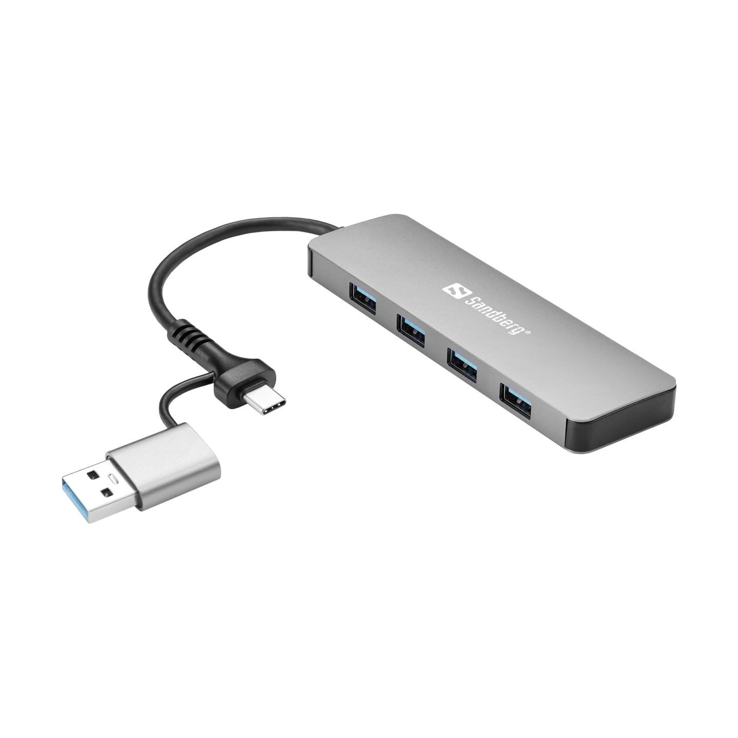 Sandberg 136-63 USB-C/A to 4xUSB 3.0 Hub