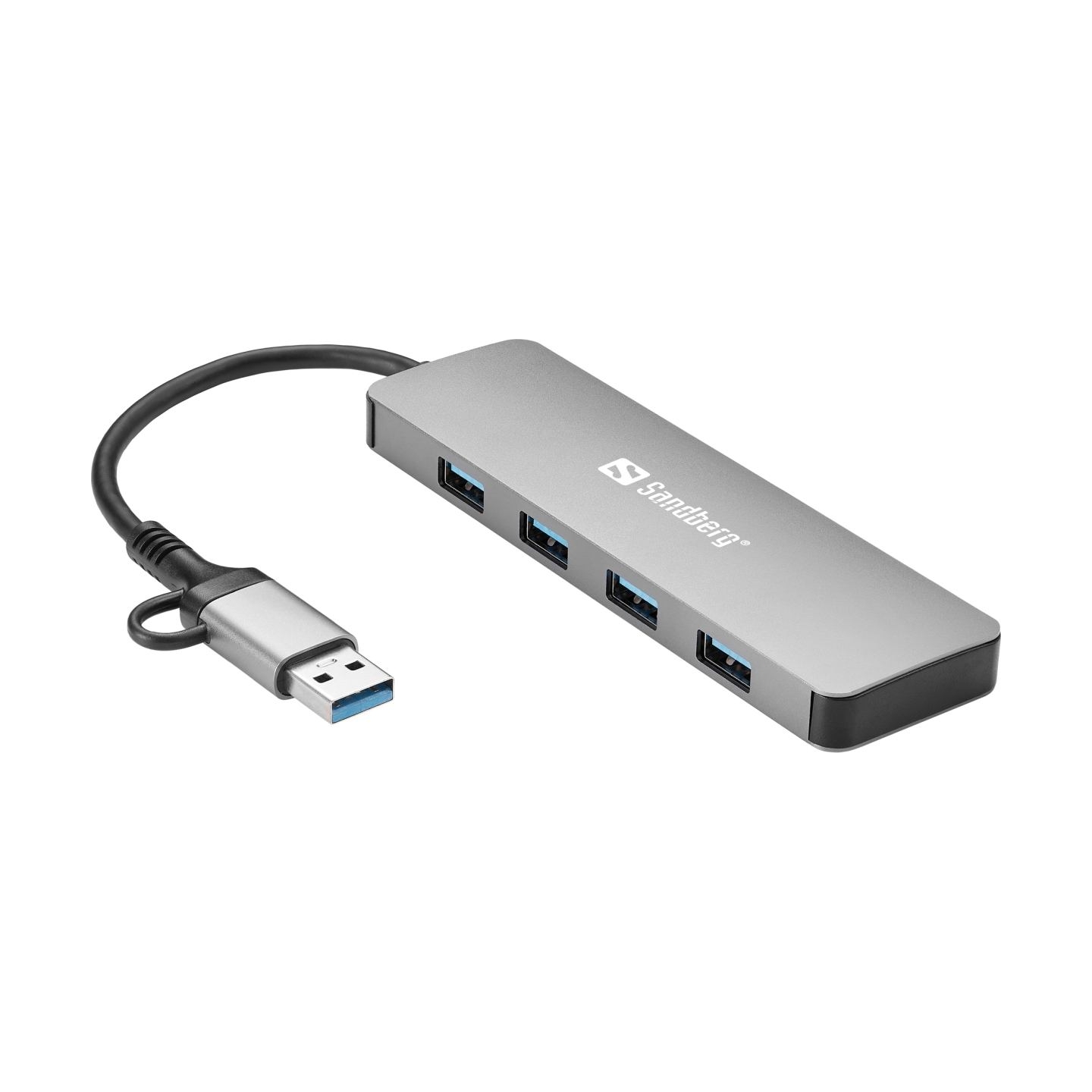 Sandberg 136-63 USB-C/A to 4xUSB 3.0 Hub