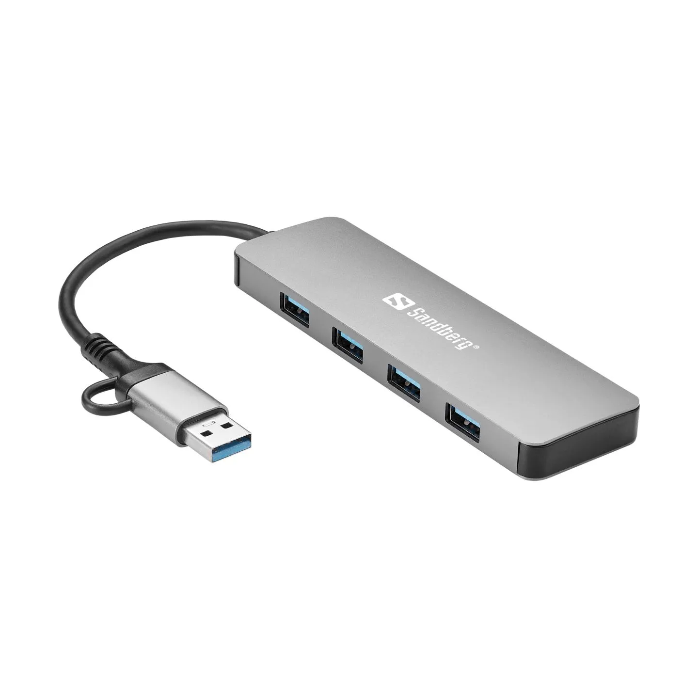 Sandberg 136-63 USB-C/A to 4xUSB 3.0 Hub
